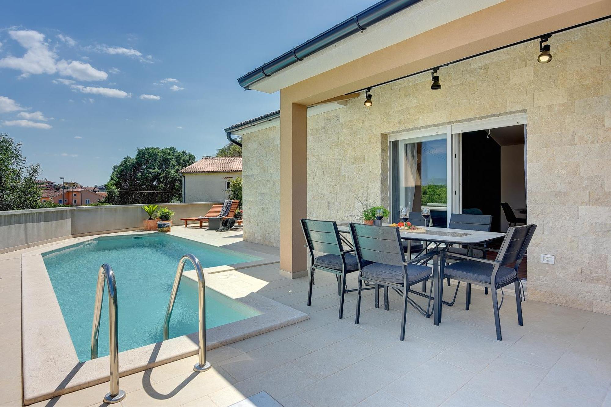 רובינייסקו סלו Vila Una With Private Pool Near Rovinj - Open 2022 מראה חיצוני תמונה